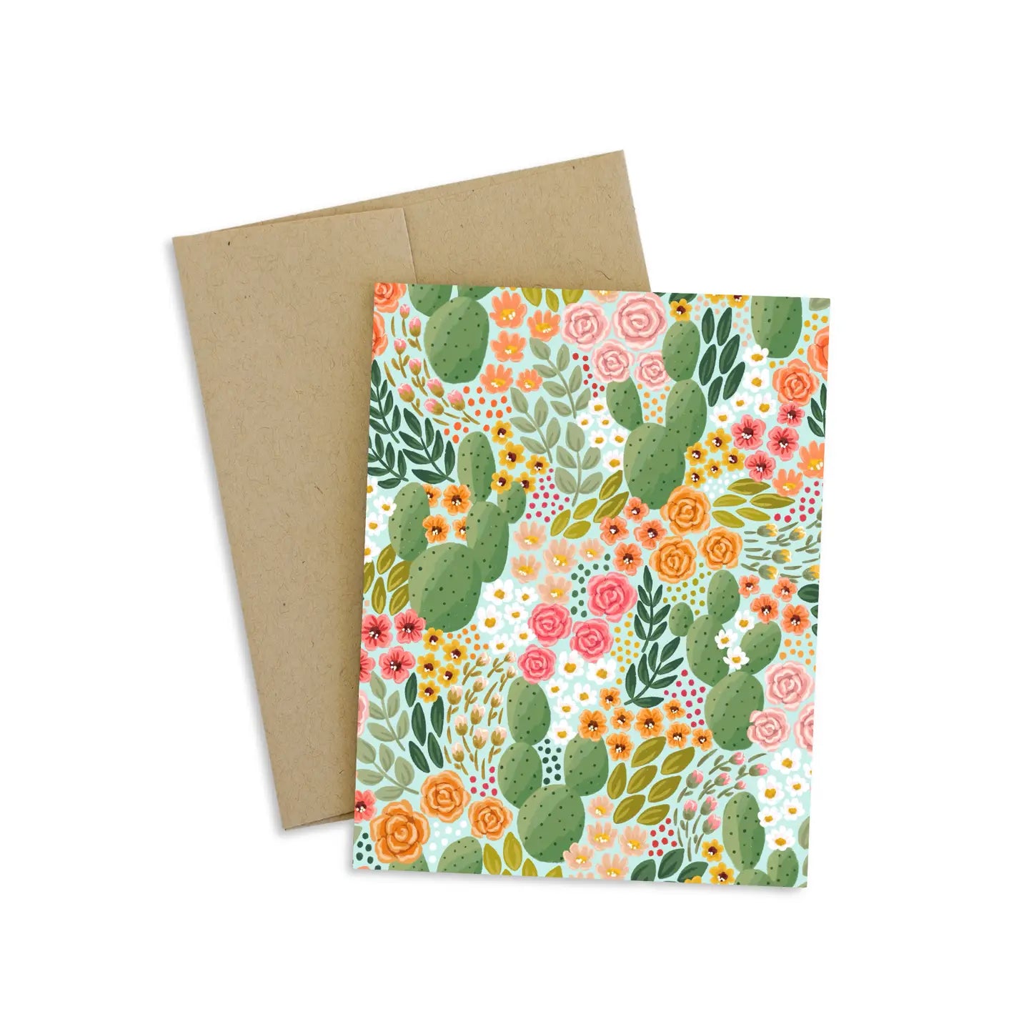 Elyse Breanne Design - Cactus Blooms Greeting Card