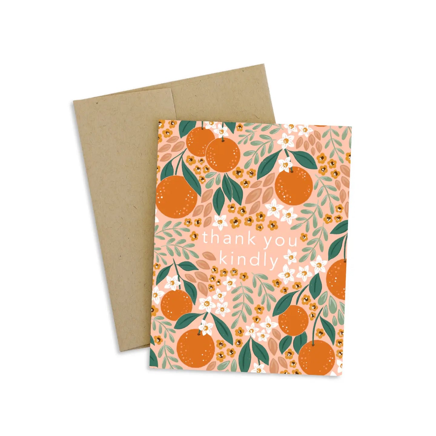 Elyse Breanne Design - Oranges Thank You Kindly Greeting Card