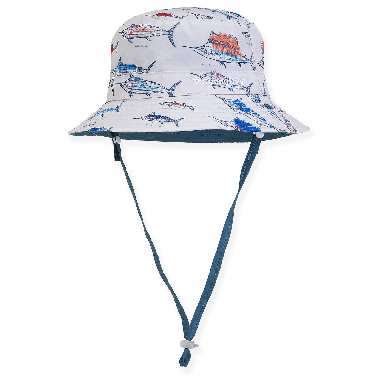 Sun 'N' Sand - Kids Grey, Poly Bucket, Brim 2" - Med/Lg