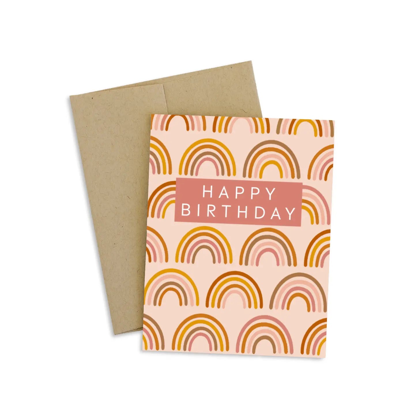 Elyse Breanne Design - Rainbow Happy Birthday Greeting Card