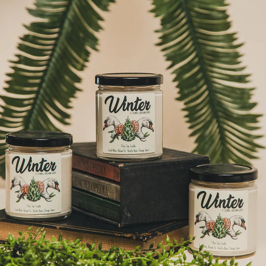 Winter Seasonal Soy Candle