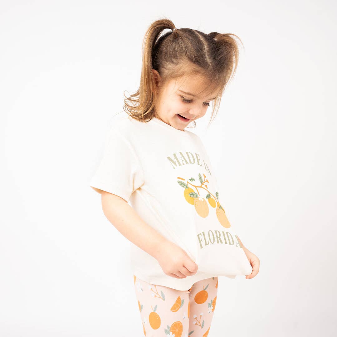 Made in Florida Oranges Cotton Toddler Tee