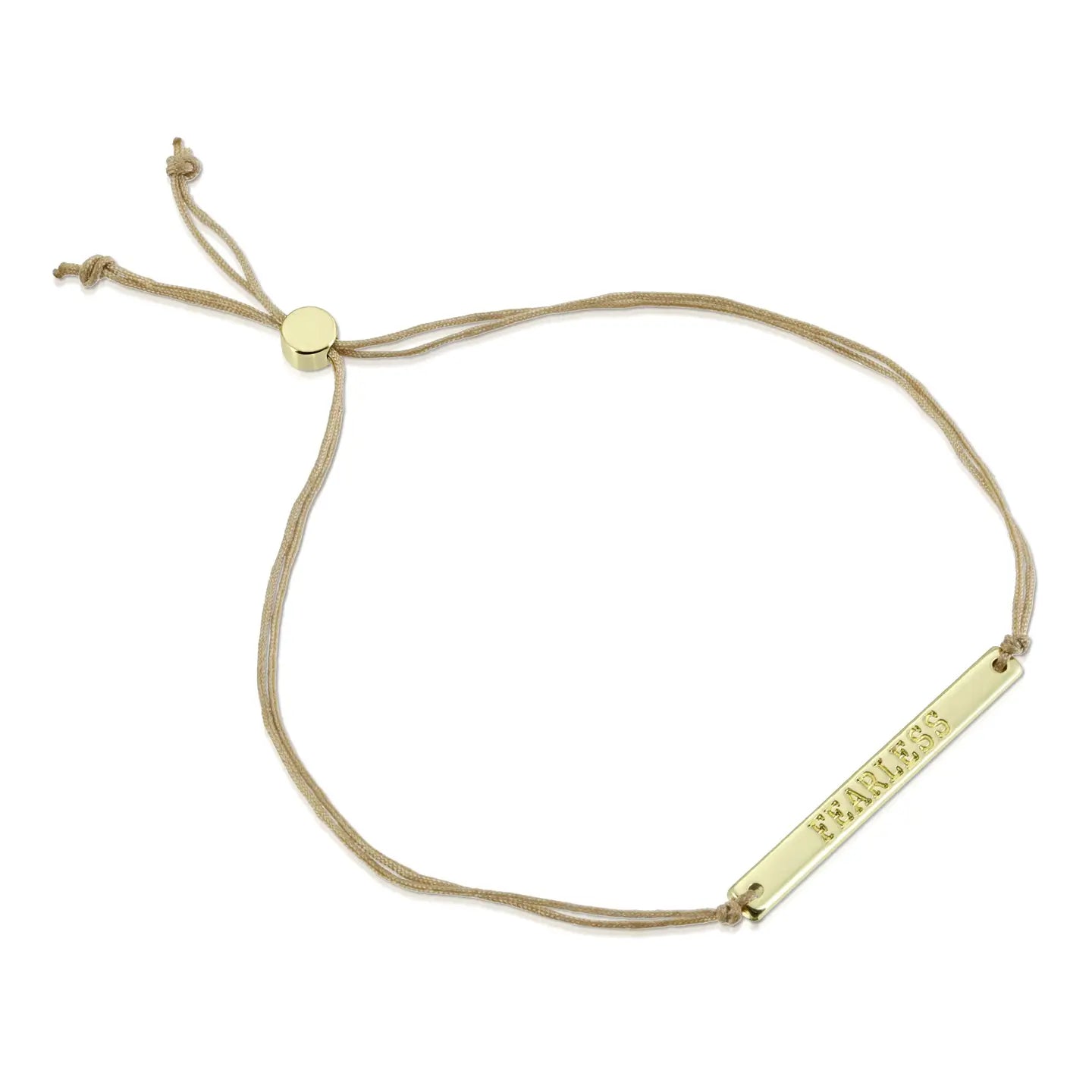 Morse Code Bar Bracelet - Fearless