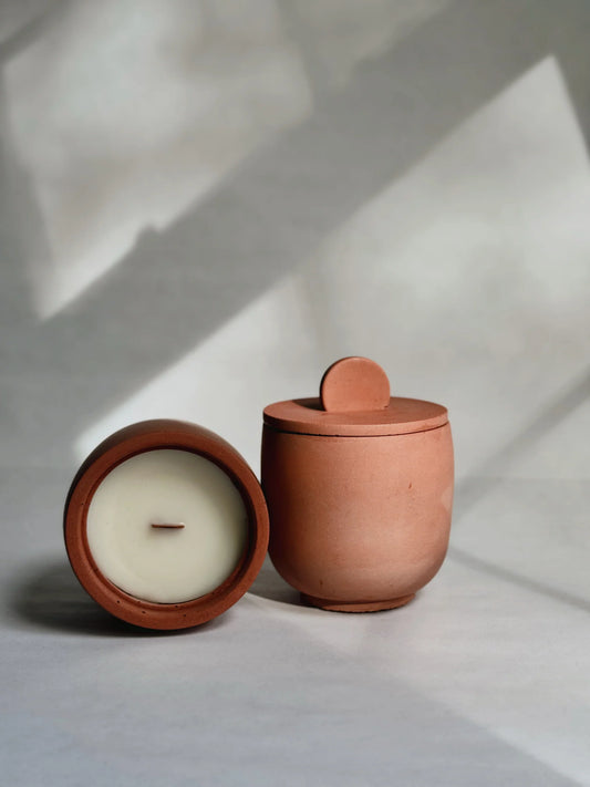 Warm - Concrete Candle Jar - 8.5oz