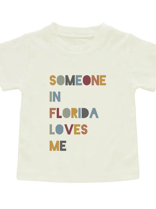 Someone in Florida Cotton Toddler T-shirt