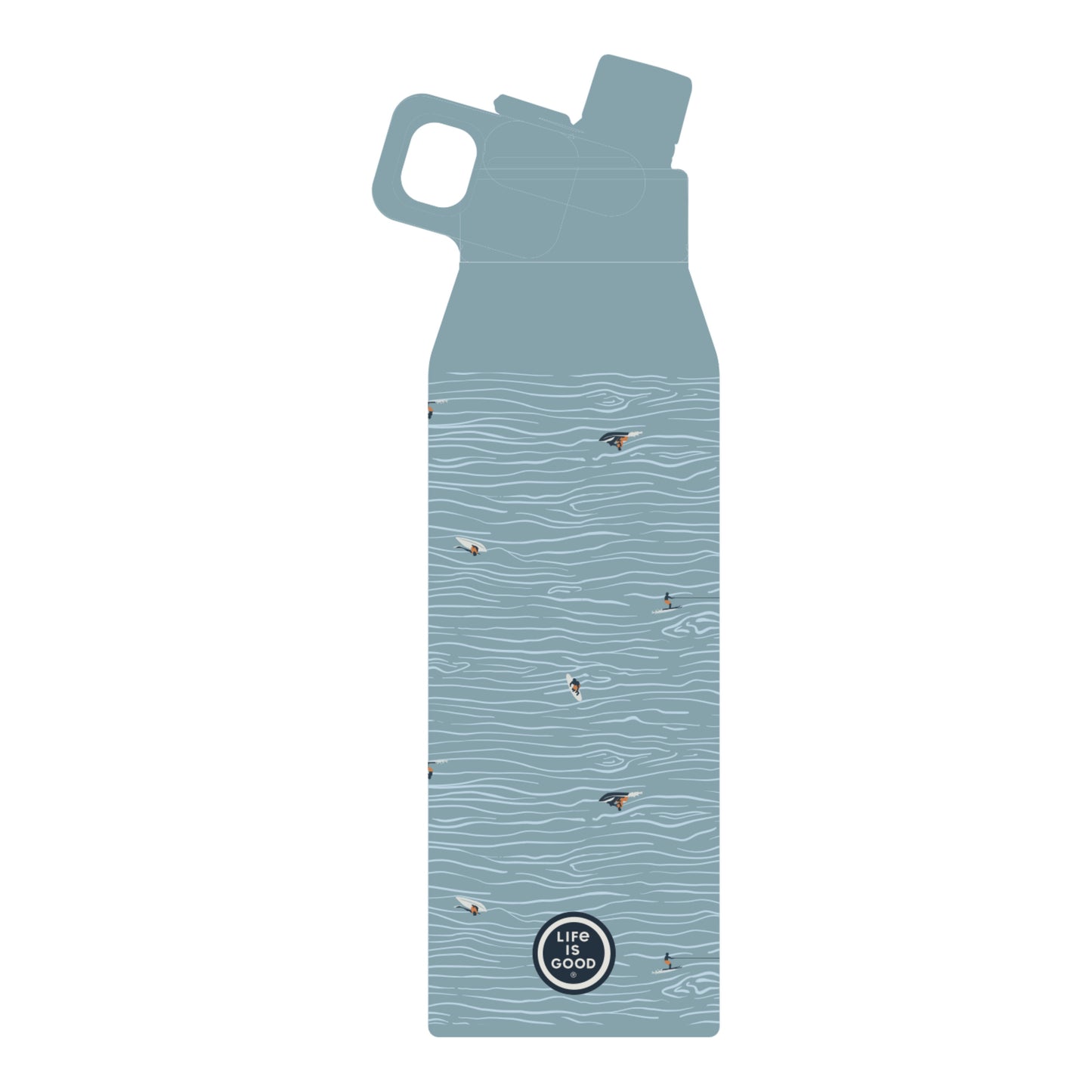 Water Sports Pattern 32 oz. Twist Top Bottle