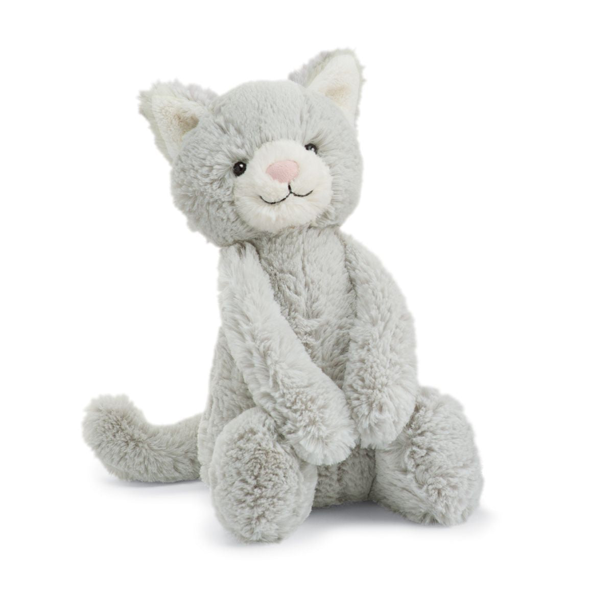 Bashful Grey Kitty Original