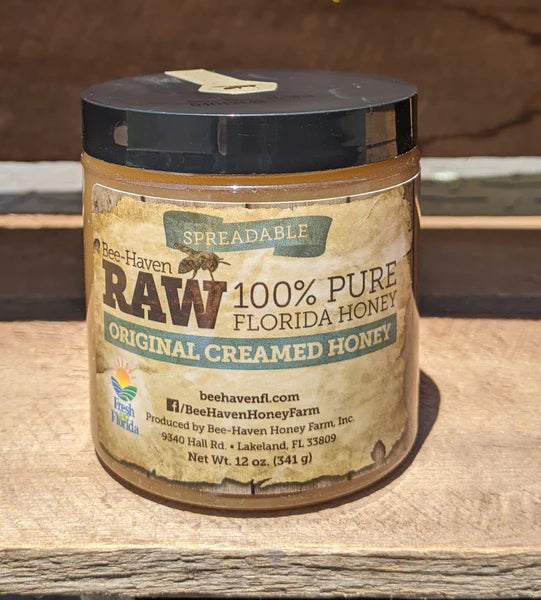 Bee-Haven - Raw 100% Pure Florida Honey - ORIGINAL CREAMED HONEY