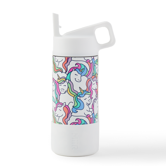 Kids Unicorn Friends Pattern 12 oz. Kids Bottle