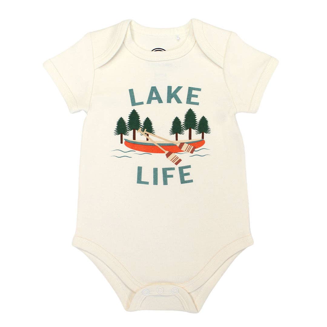 Lake Life Cotton Baby Onesie Bodysuit