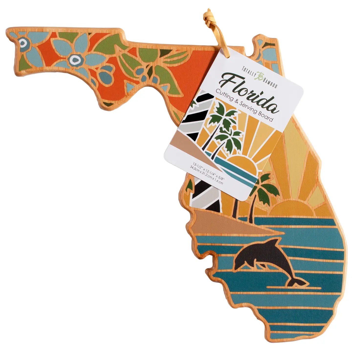 Florida Cutting Board with Artwork by Summer Stokes