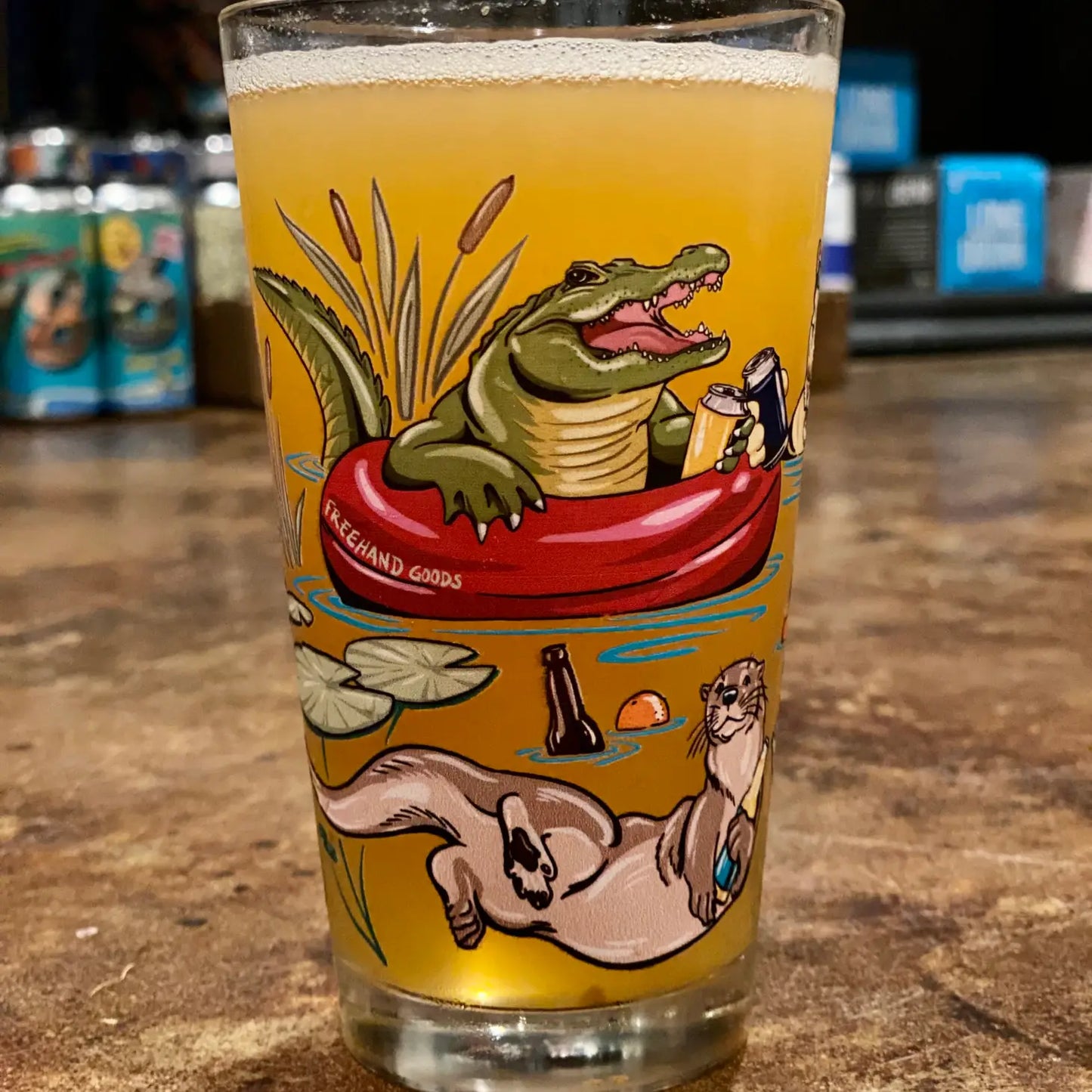 Party Animals Pint Glass