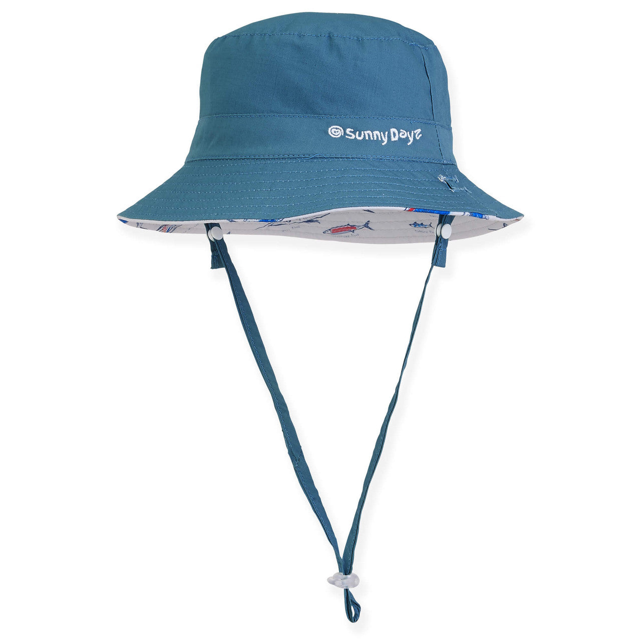 Sun 'N' Sand - Kids Grey, Poly Bucket, Brim 2" - Med/Lg